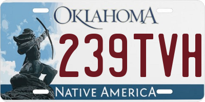 OK license plate 239TVH