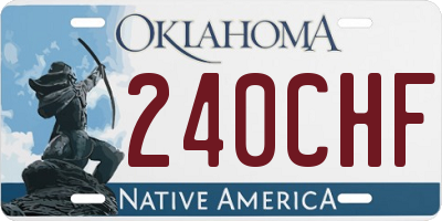 OK license plate 240CHF