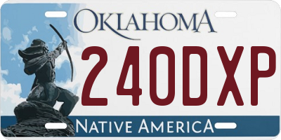 OK license plate 240DXP