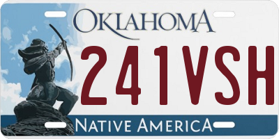 OK license plate 241VSH