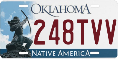 OK license plate 248TVV