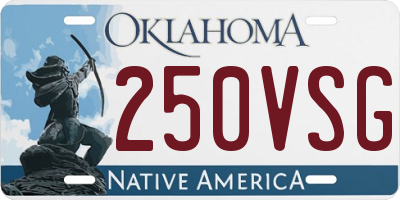 OK license plate 250VSG
