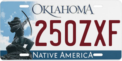 OK license plate 250ZXF