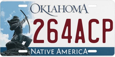 OK license plate 264ACP
