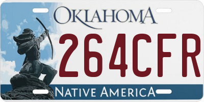 OK license plate 264CFR