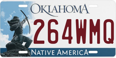 OK license plate 264WMQ