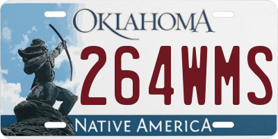 OK license plate 264WMS