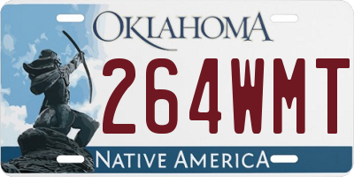 OK license plate 264WMT