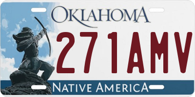 OK license plate 271AMV