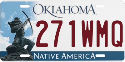 OK license plate 271WMQ