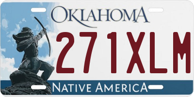 OK license plate 271XLM