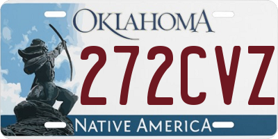 OK license plate 272CVZ