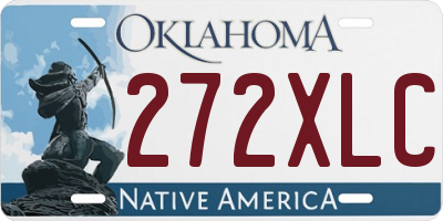 OK license plate 272XLC