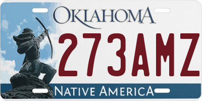 OK license plate 273AMZ