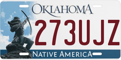 OK license plate 273UJZ