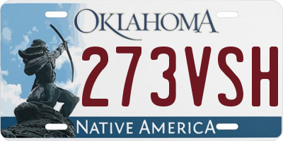 OK license plate 273VSH
