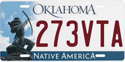 OK license plate 273VTA