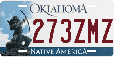 OK license plate 273ZMZ