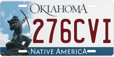 OK license plate 276CVI