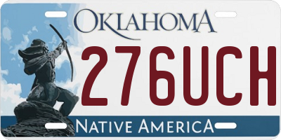OK license plate 276UCH
