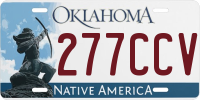 OK license plate 277CCV