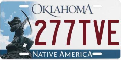 OK license plate 277TVE