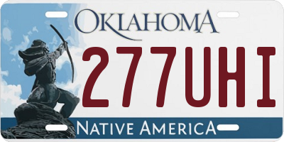 OK license plate 277UHI