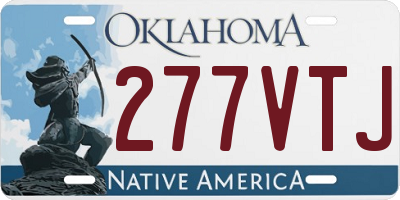 OK license plate 277VTJ