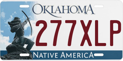 OK license plate 277XLP