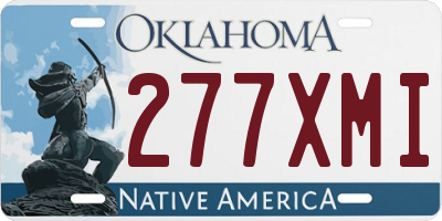 OK license plate 277XMI