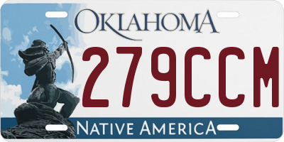 OK license plate 279CCM