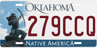 OK license plate 279CCQ