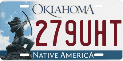 OK license plate 279UHT