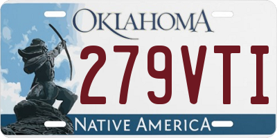 OK license plate 279VTI