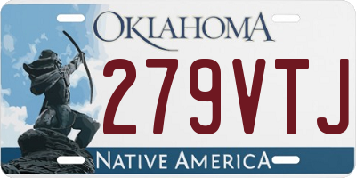 OK license plate 279VTJ