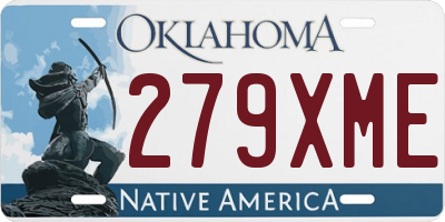 OK license plate 279XME