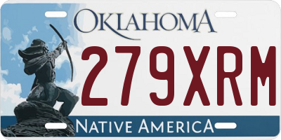 OK license plate 279XRM