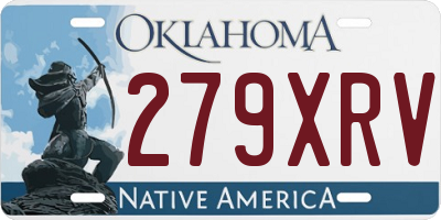 OK license plate 279XRV