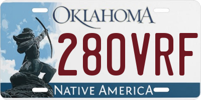 OK license plate 280VRF