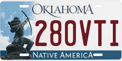 OK license plate 280VTI