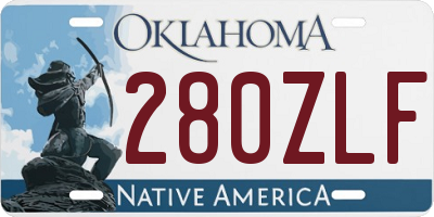 OK license plate 280ZLF