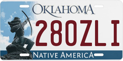 OK license plate 280ZLI