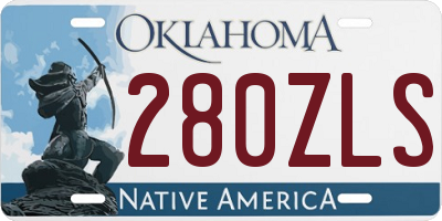 OK license plate 280ZLS