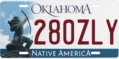 OK license plate 280ZLY