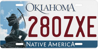 OK license plate 280ZXE