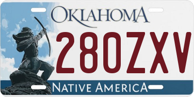 OK license plate 280ZXV