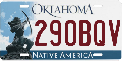 OK license plate 290BQV