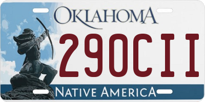 OK license plate 290CII