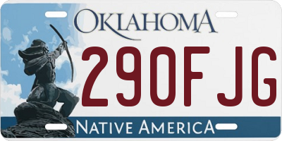 OK license plate 290FJG