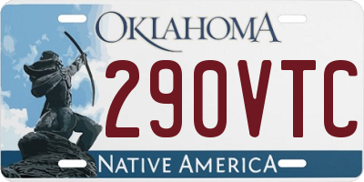 OK license plate 290VTC